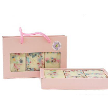 Baby Pink Shopper Soap Box – 3 Soaps