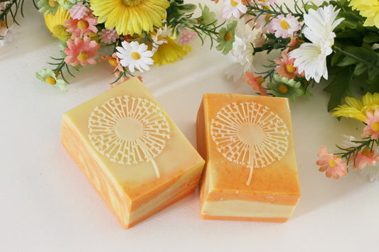 Sunset Dandelions Handmade Soap