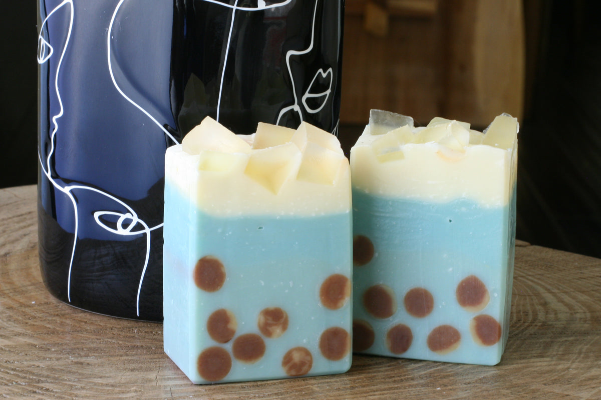 Blueberry Boba Tea Handmade Soap