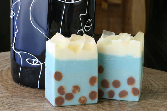Blueberry Boba Tea Handmade Soap