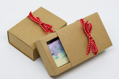 Kraft Paper Drawer Gift Box – 1 Soap
