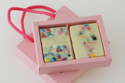 Pink Shopper Soap Box – 2 Soaps