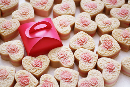Rose Heart Handmade Soap