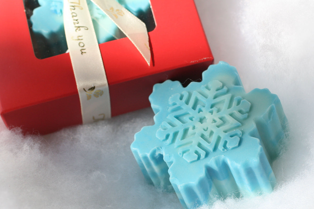 Snowflake  Handmade Soap