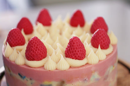 Strawberry  Soap Cake