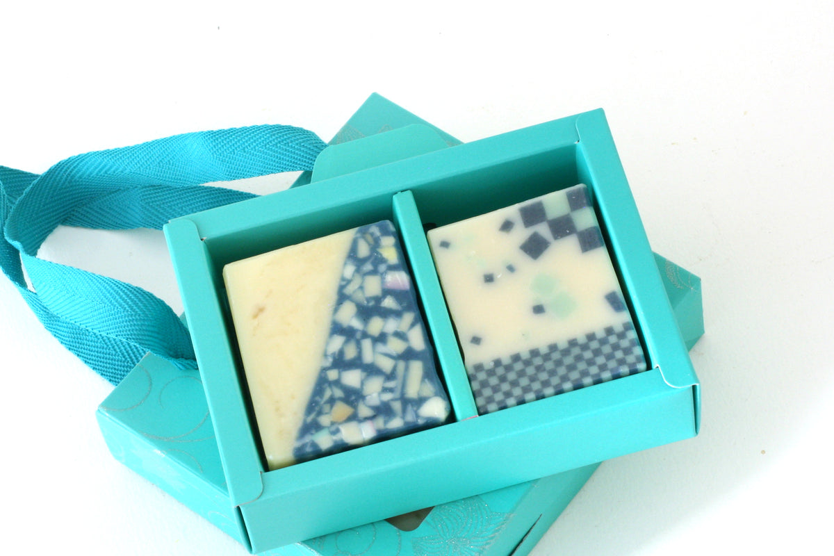 Teal Shopper Soap Gift Set – 6 soaps