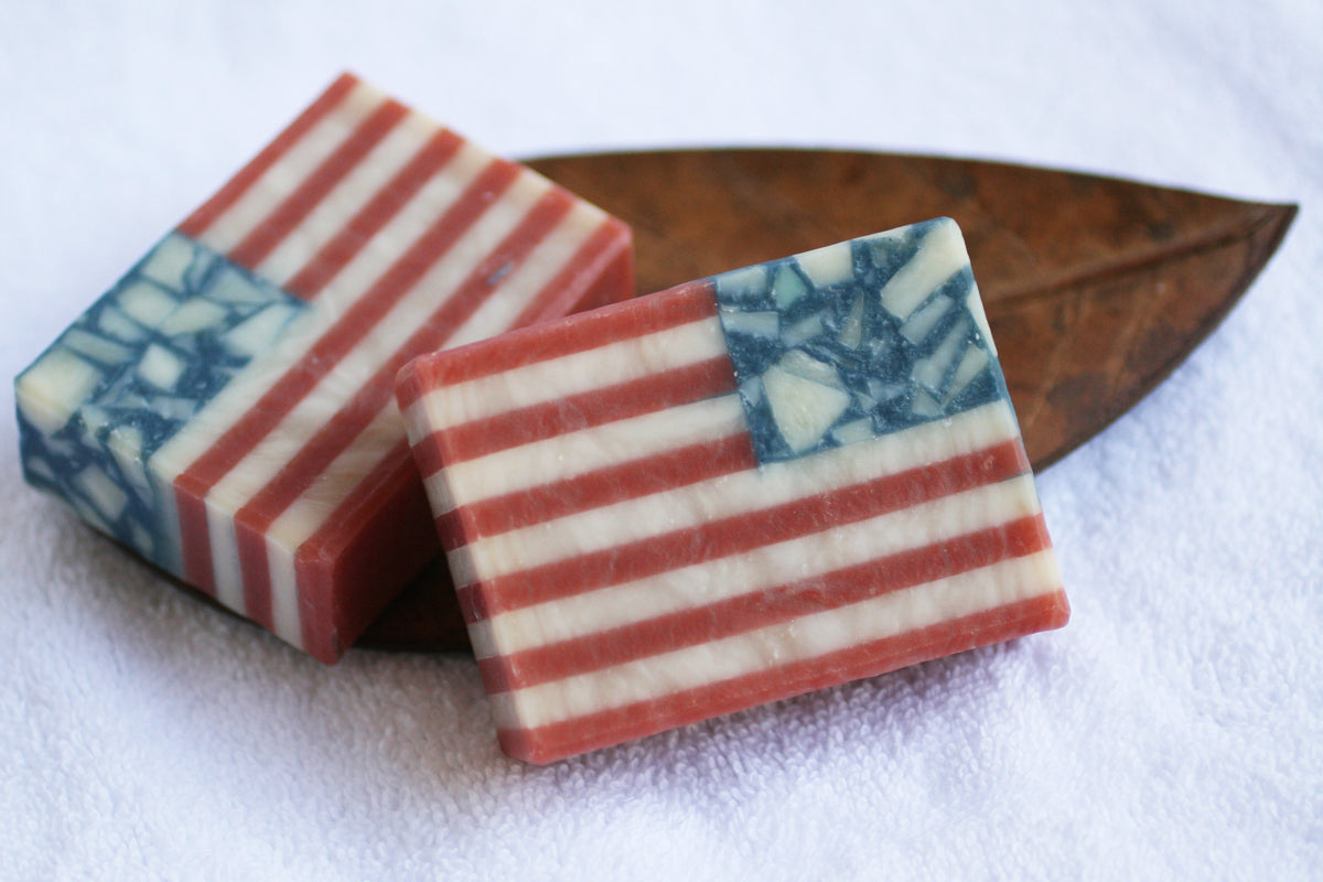 American Flag Soap