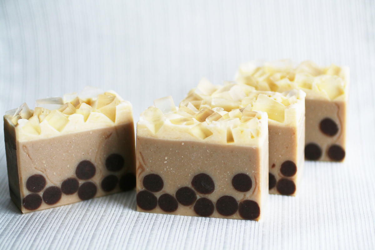 Black Tea Boba Tea Handmade Soap