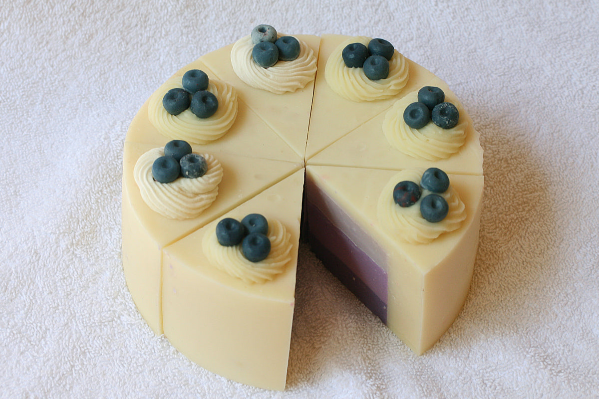 Blueberry Soap Cake