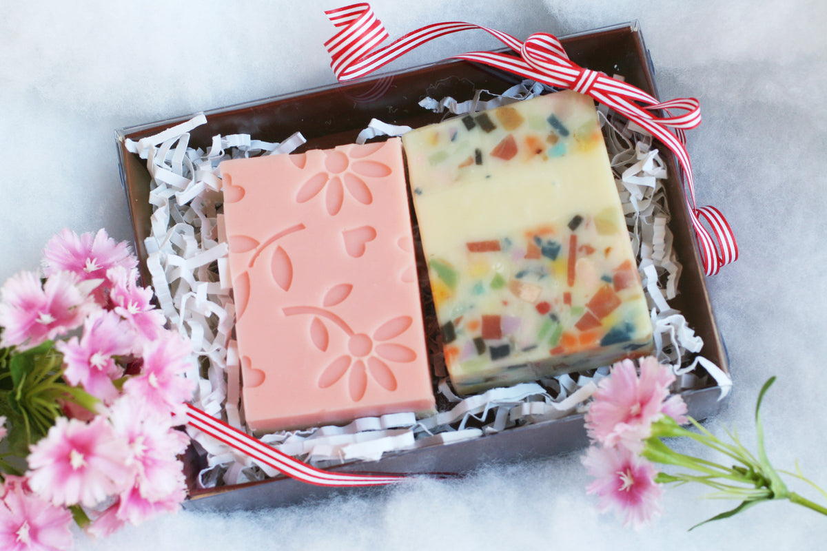 Clear Cover Soap Gift Box – 2 Soaps