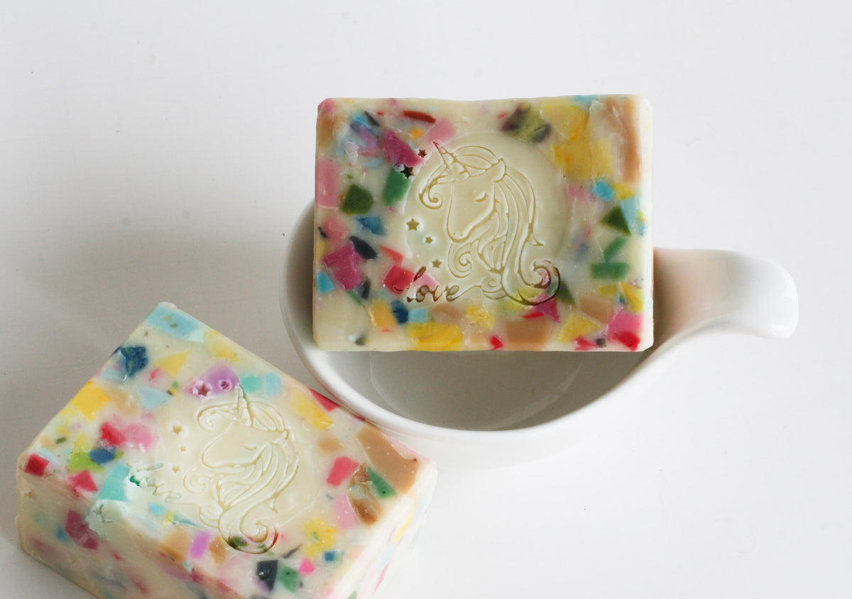 Confetti Unicorn Soap