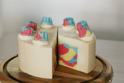 Cotton Candy Soap Cake