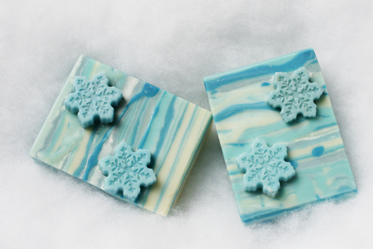 Snowflakes Handmade Soap