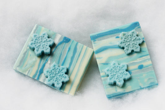 Snowflakes Handmade Soap