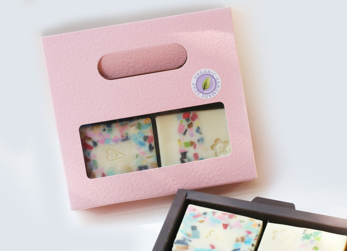 Pink Artisan Soap Gift Set – 2 Soaps