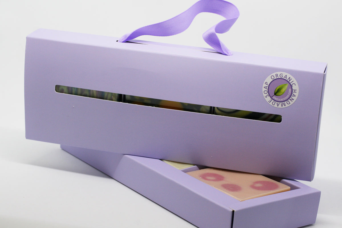 Purple Giftbox – 3 Soaps