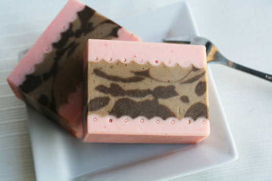 Raspberry Cake Handmade Soap