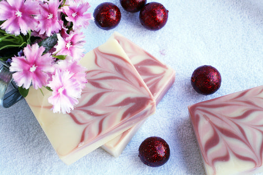Pink Flower Handmade Soap