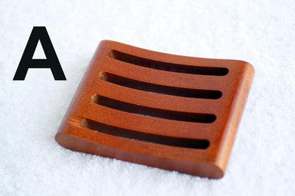 Wooden Soap Dish Gift Set – 2 Soaps