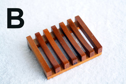 Wooden Soap Dish Gift Set – 2 Soaps