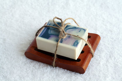 Wooden Soap Dish Gift Set – 1 Soap